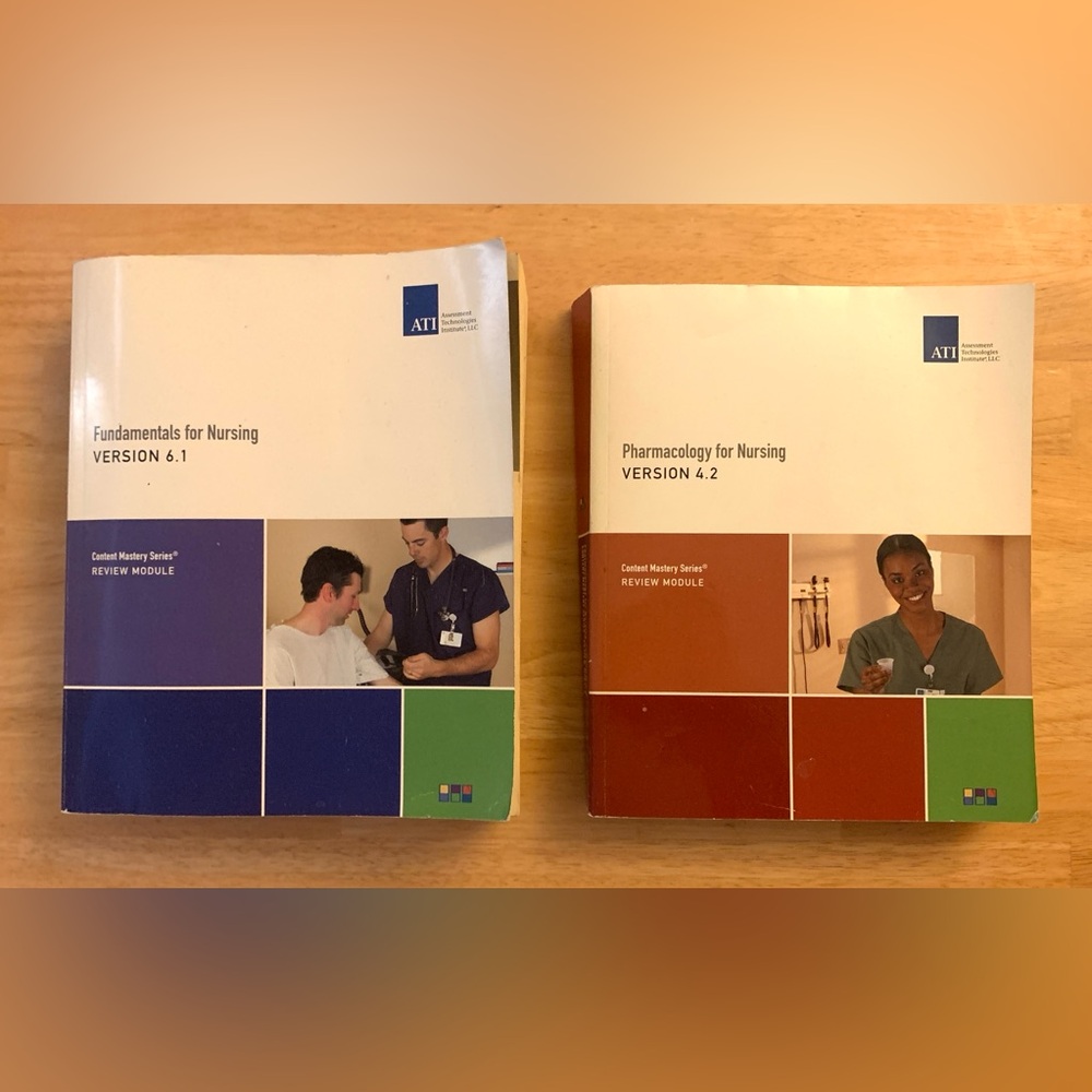 ATI Nursing Review Books (2)